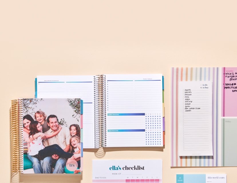 family organization tools and planners.