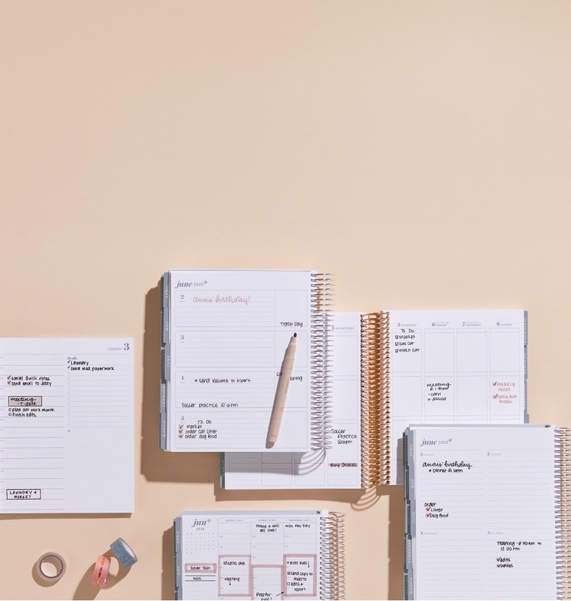 flip through of coiled planner